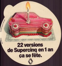 Sticker renault super d'occasion  Expédié en Belgium