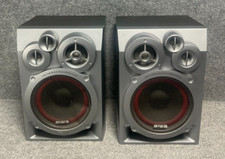 Par de alto-falantes Aiwa SX-ND30 3 vias 4 drivers sistema de áudio reflexo baixo em prata comprar usado  Enviando para Brazil