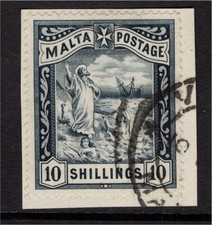 Malta 1899 blue for sale  PRINCES RISBOROUGH