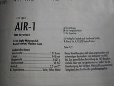 Bauplan air blatt gebraucht kaufen  Stammbach
