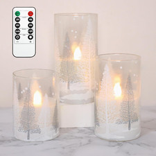 Flameless candles snowflake d'occasion  Expédié en France