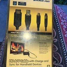 Cable A/V HD con carga y sincronización para dispositivos portátiles  segunda mano  Embacar hacia Mexico