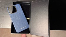 Usado, Capa Gentcreate Saffiano Couro iPhone 15 Pro Max - Azul comprar usado  Enviando para Brazil