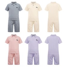 Conjunto de roupa infantil unissex com shorts para meninas roupa de dormir casual macacão meninos comprar usado  Enviando para Brazil