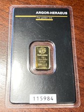 Argor heraeus gram for sale  Hustisford