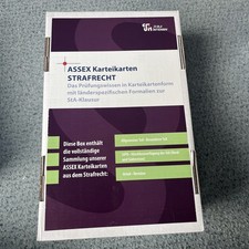 Assex karteikarten strafrecht gebraucht kaufen Assex karteikarten strafrecht gebraucht kaufen  Leinfelden-Echterdingen