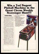 1978 ted nugent for sale  USA