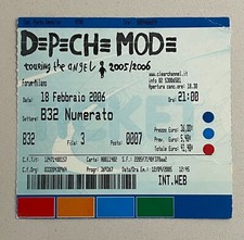 Biglietti concerti depeche usato  Duino Aurisina