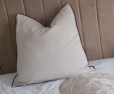 Cream cushion covers for sale  DAGENHAM