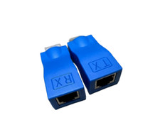 Extensor HDMI sobre rede LAN única Cat 6 cabos adaptador de vídeo 30M plugue Tx Rx comprar usado  Enviando para Brazil