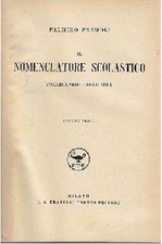 Nomenclatore scolastico vocabo usato  Bari