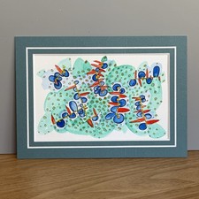 Signed abstract watercolor for sale  Los Angeles