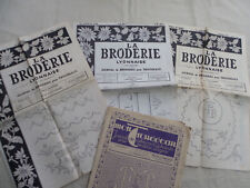 Journaux anciens broderie d'occasion  Gandelu
