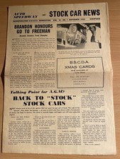 Stock car newspaper for sale  BURTON-ON-TRENT