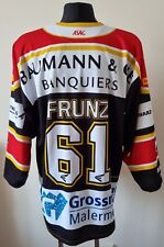 Camiseta EHC Basel Sharks 2012-2013 Home Ice Hockey SW4U #61 Marvin Frunz tamanho XL comprar usado  Enviando para Brazil