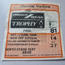 Ticket 1985 brentford for sale  BIRMINGHAM