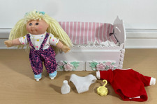 De colección 1998 Cabbage Patch Kids Magic Nursery Cuna Playpen ropa accesorios muñeca de 5" segunda mano  Embacar hacia Mexico