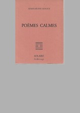 Poemes calmes marie d'occasion  Nîmes