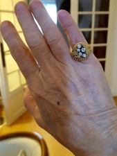 Bague carats diamants d'occasion  Sceaux