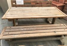 Tavolo legno giardino usato  Padova