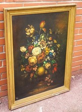 Signed painting. bouquet d'occasion  Expédié en Belgium