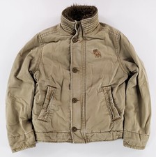 Jaqueta masculina Abercrombie & Fitch Adirondack zíper completo bronzeada M comprar usado  Enviando para Brazil
