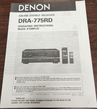 Denon dra 775rd for sale  Yorktown