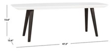 Safavieh rectangle lacquer for sale  Whitestown
