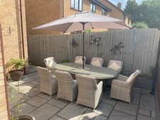 Oval dining set for sale  MILTON KEYNES