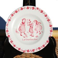 Ancienne assiette creuse d'occasion  Cerisy-la-Salle