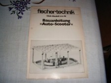 Fischertechnik Bauanleitungen  Clubmodell 3/4-78,  Auto-Scooter comprar usado  Enviando para Brazil