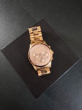 Novo Relógio Feminino Michael Kors MK5128 Runway Ouro Rosa Aço Inoxidável 38mm comprar usado  Enviando para Brazil
