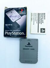 Cartão de memória in a box oficial Sony PlayStation PS1 cinza SCPH-1020 Inc manual2, usado comprar usado  Enviando para Brazil