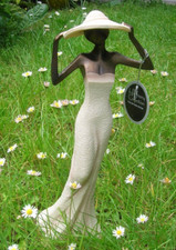Woman hat figurine for sale  UK