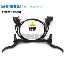 Shimano BL-MT401 & BR-MT420 4 pistões conjunto de freio a disco hidráulico dianteiro traseiro, usado comprar usado  Enviando para Brazil