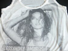 Usado, Rara Camiseta Regata de Lançamento de Roupas Promocionais ALESSANDRA AMBROSIO por COLCCI WMS XS comprar usado  Enviando para Brazil
