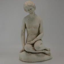 Skulptur aktfigur sitzende gebraucht kaufen  Hannover