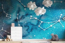 Mural de parede 3D Constellation azul autoadesivo removível comprar usado  Enviando para Brazil