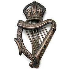 PRATA London Irish Rifles Regiment PIPERS Caubeen Pipe Major Cap Badge Bagpipes comprar usado  Enviando para Brazil