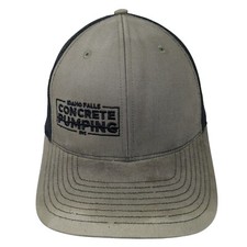 Chapéu caminhoneiro Idaho Falls Concrete Pumping Inc verde tamanho único malha traseira comprar usado  Enviando para Brazil