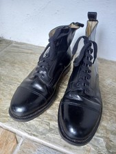 Vintage black leather for sale  PENRITH