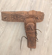 Vintage brown leather for sale  UK