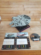 Usado, Star Wars X Wing Miniatures Millennium Falcon 2ª edição com cartões de piloto comprar usado  Enviando para Brazil