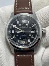 Relógio masculino automático Hamilton cáqui campo MOD mostrador preto comprar usado  Enviando para Brazil