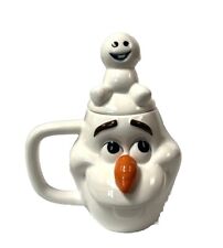 Caneca Frozen Olaf xícara de café com tampa superior boneco de neve 2016 Disney grãos saltadores comprar usado  Enviando para Brazil