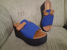 Womens slip platform for sale  POOLE