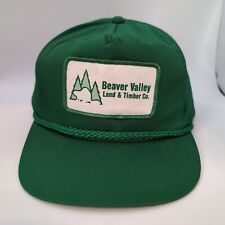 Boné de beisebol Beaver Valley Land And Timber Company patch logotipo corda Richardson , usado comprar usado  Enviando para Brazil