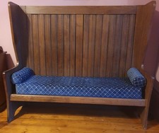 Antique oak pew for sale  NOTTINGHAM