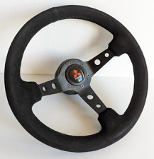 Volante serve para Mitsubishi couro camurça 3000GT Lancer Galant Eclipse comprar usado  Enviando para Brazil