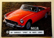 Catalogue publicitaire mgb d'occasion  Tours-